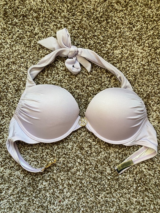 Victoria's Secret Other - Victoria Secret Bombshell Light Purple Halter Push-Up Bikini